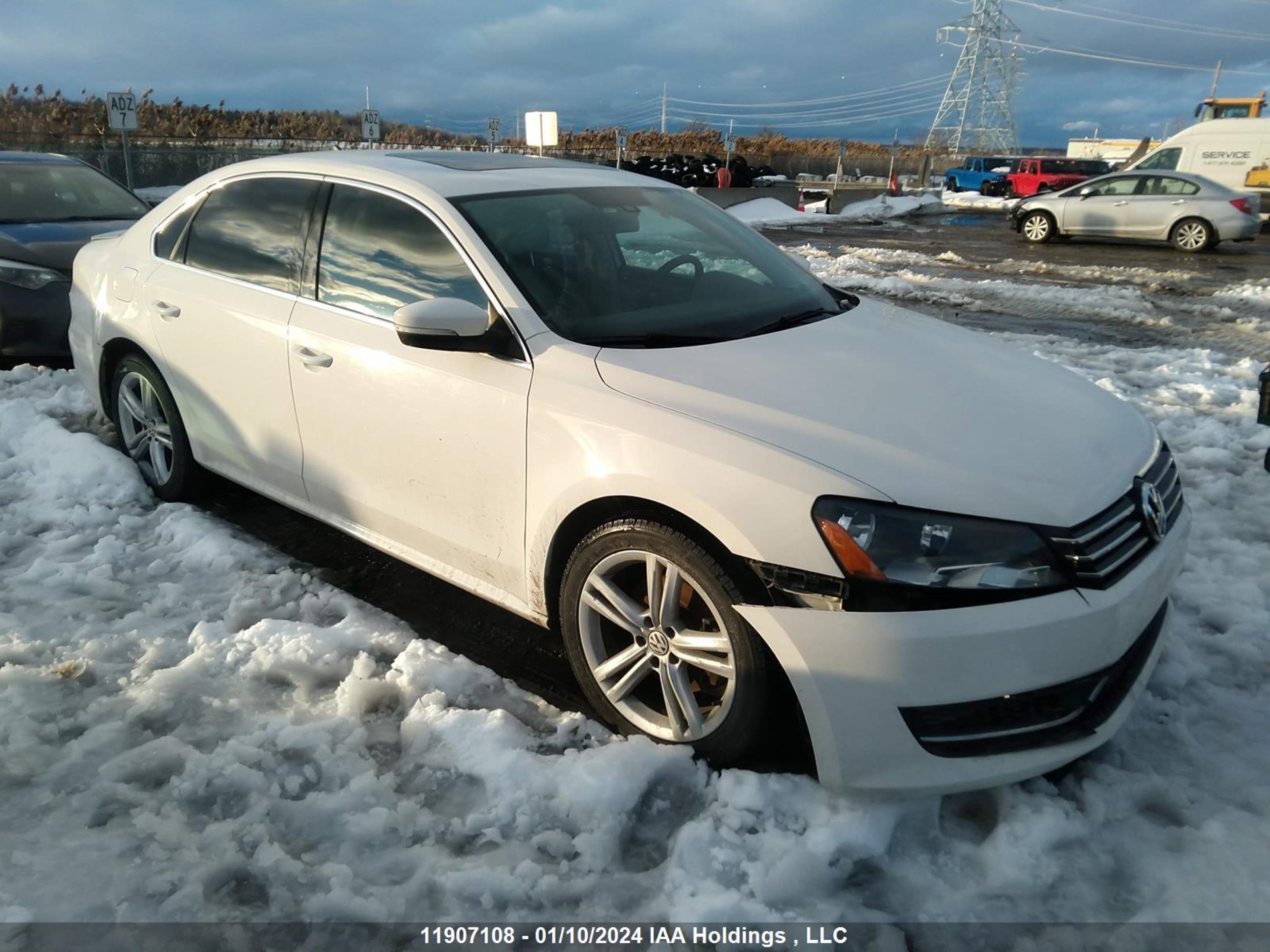 VOLKSWAGEN PASSAT 2013 1vwbh7a33dc102249