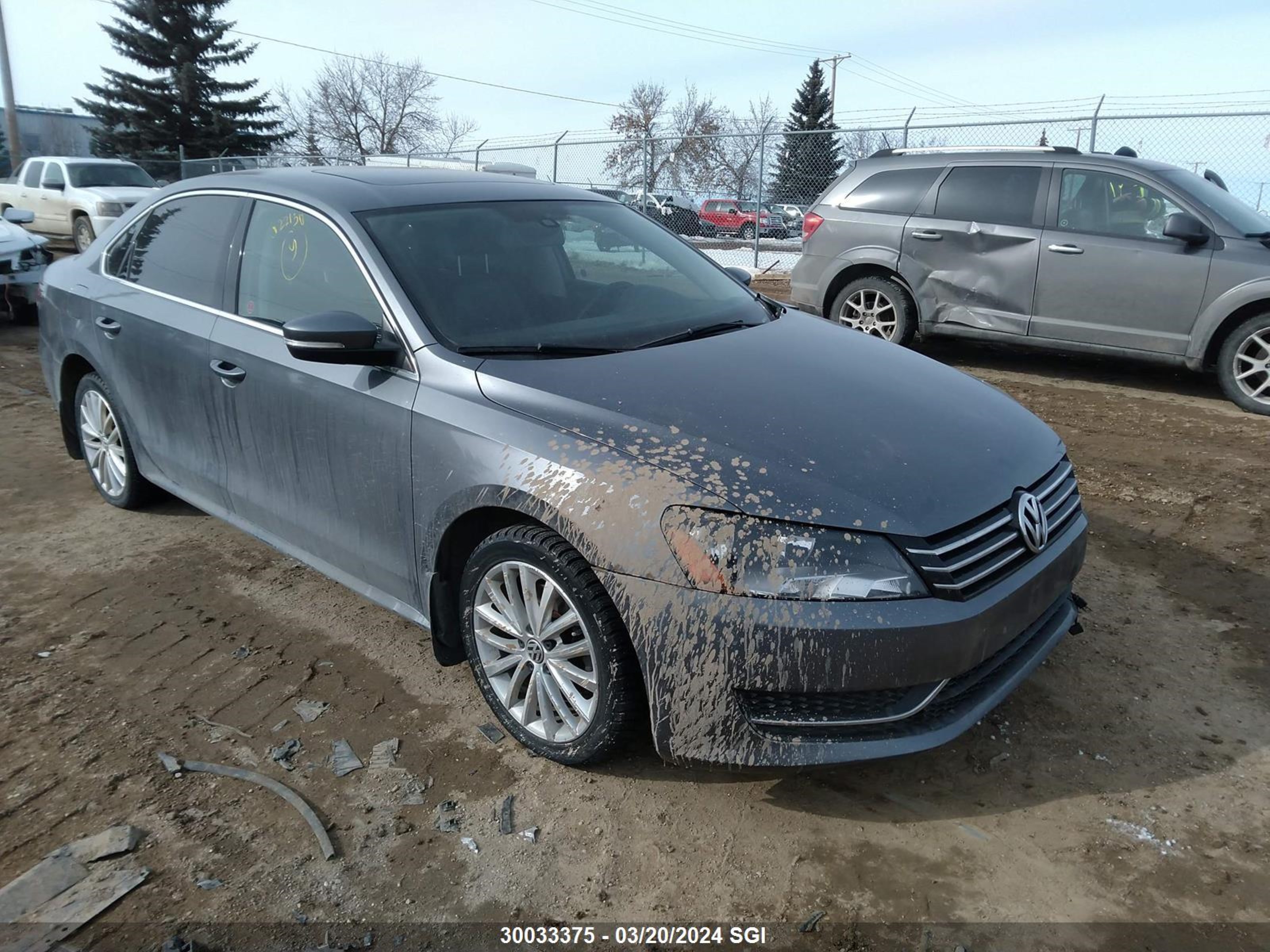 VOLKSWAGEN PASSAT 2014 1vwbh7a33ec022130