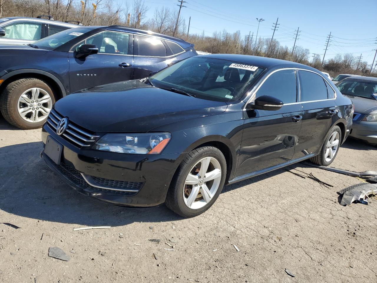 VOLKSWAGEN PASSAT 2012 1vwbh7a35cc018173