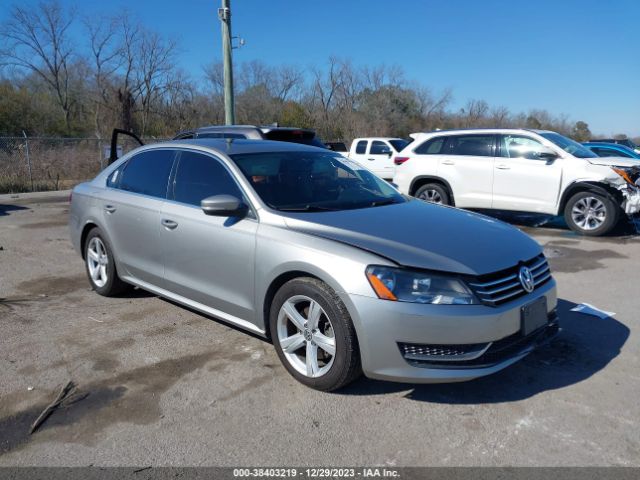 VOLKSWAGEN PASSAT 2013 1vwbh7a36dc128859