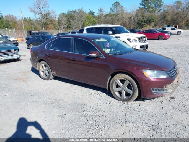 VOLKSWAGEN PASSAT 2013 1vwbh7a38dc001319