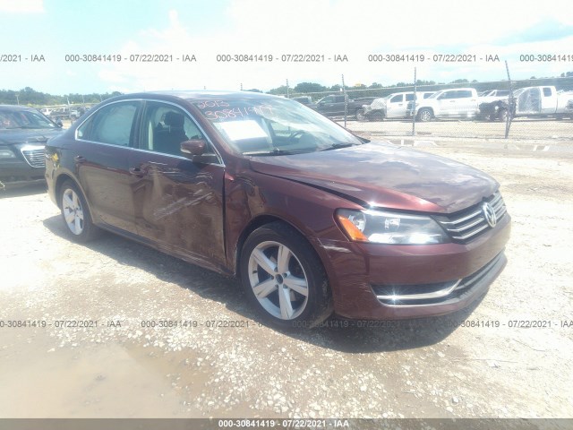 VOLKSWAGEN PASSAT 2013 1vwbh7a38dc004317