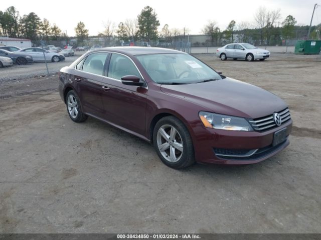 VOLKSWAGEN PASSAT 2013 1vwbh7a39dc115684