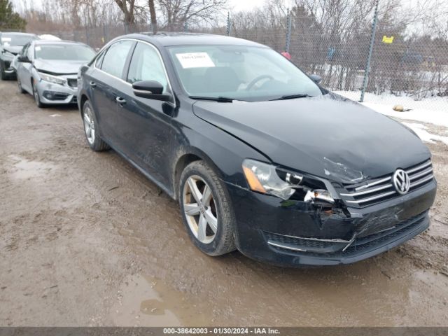 VOLKSWAGEN PASSAT 2013 1vwbh7a39dc126667