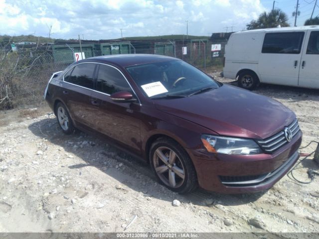 VOLKSWAGEN PASSAT 2012 1vwbh7a3xcc049290