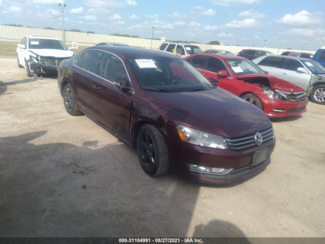 VOLKSWAGEN PASSAT 2012 1vwbh7a3xcc068292