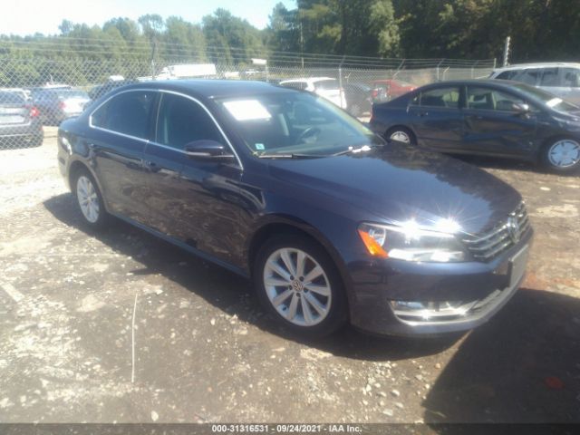 VOLKSWAGEN PASSAT 2012 1vwbm7a34cc111116