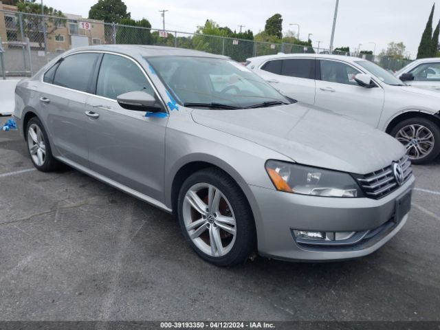 VOLKSWAGEN PASSAT 2012 1vwbm7a36cc044180