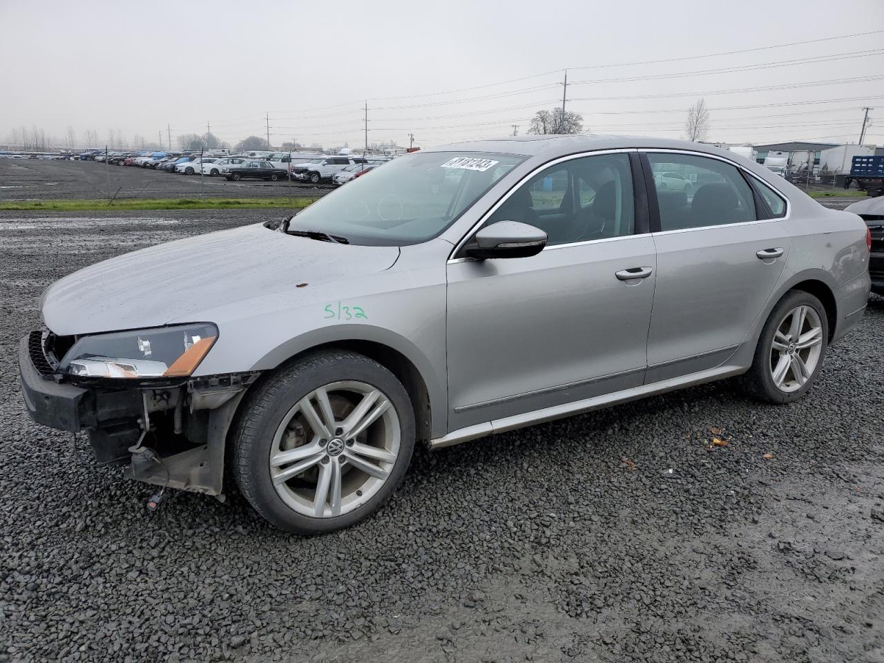 VOLKSWAGEN PASSAT 2012 1vwbn7a30cc044477