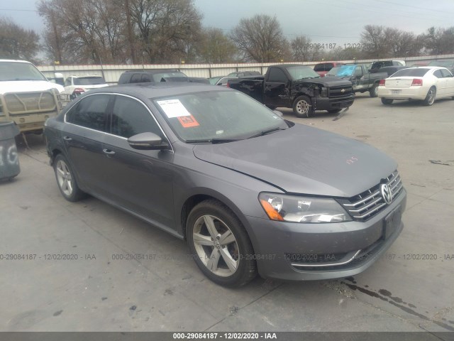 VOLKSWAGEN PASSAT 2012 1vwbn7a31cc057769