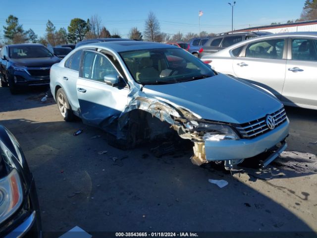 VOLKSWAGEN PASSAT 2013 1vwbn7a31dc038558