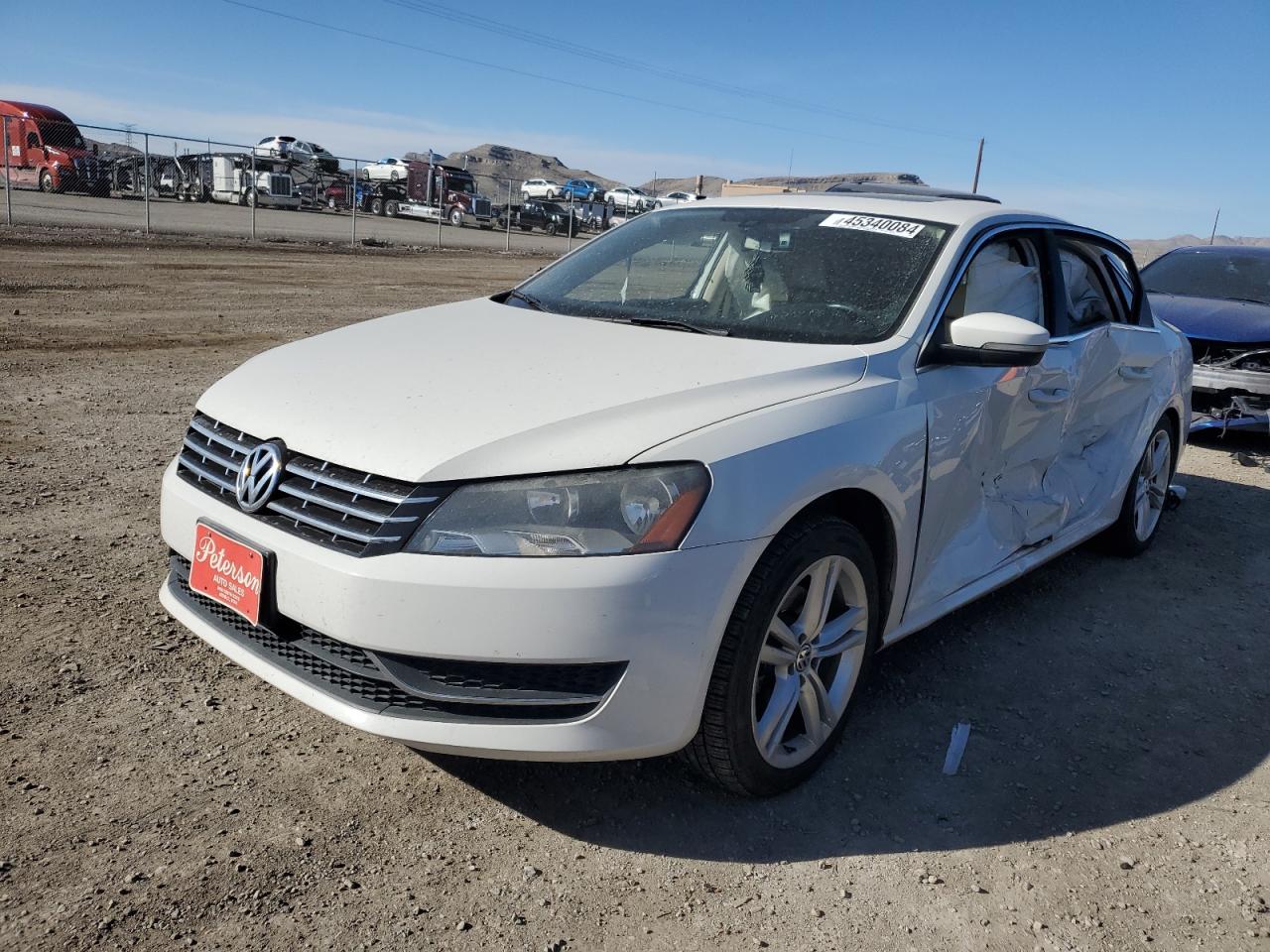 VOLKSWAGEN PASSAT 2014 1vwbn7a33ec078450