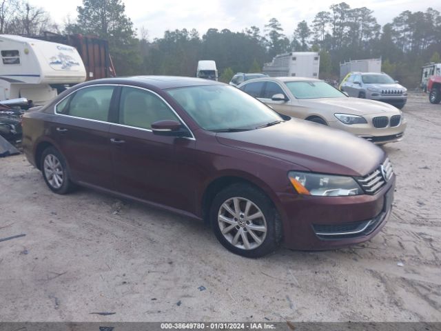 VOLKSWAGEN PASSAT 2013 1vwbn7a34dc105427