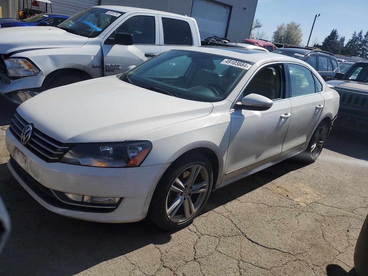 VOLKSWAGEN PASSAT 2012 1vwbn7a39cc087201