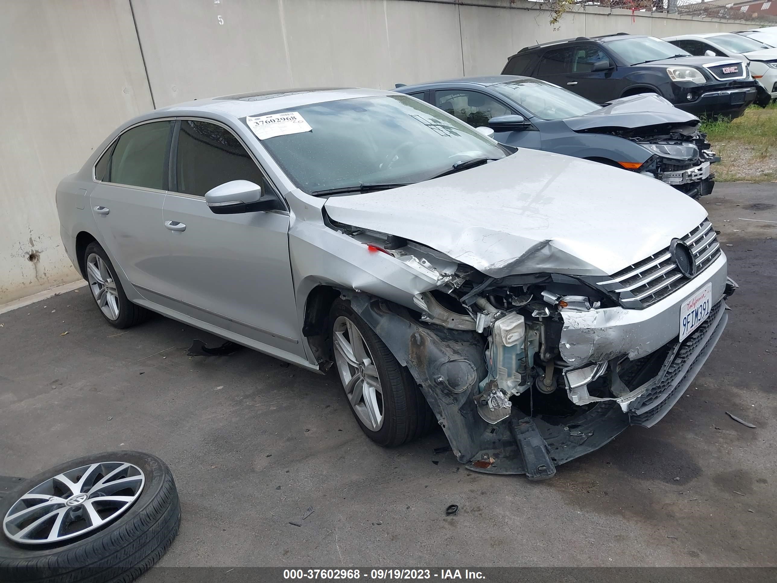 VOLKSWAGEN PASSAT 2013 1vwbn7a3xdc050207