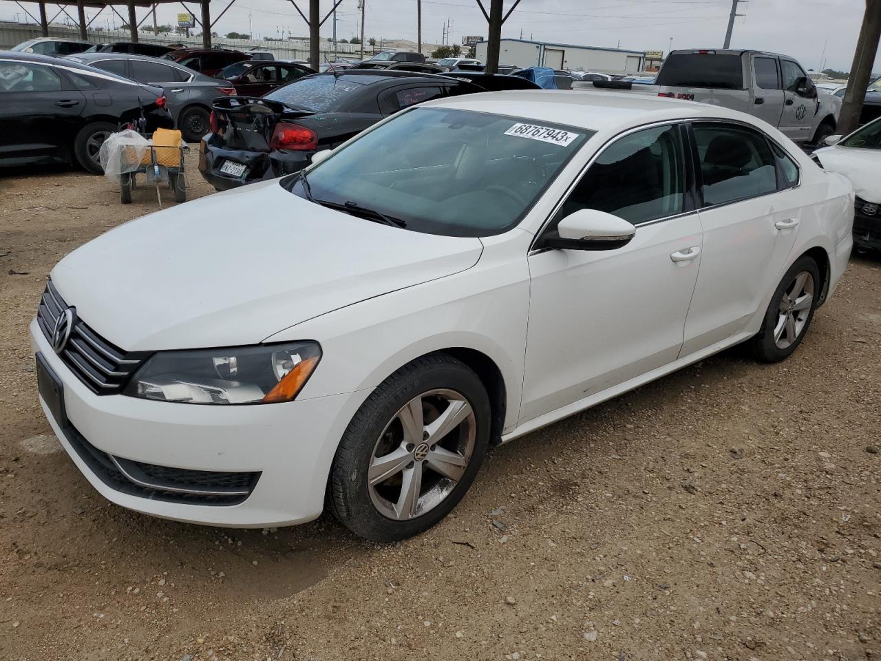 VOLKSWAGEN PASSAT 2012 1vwbp7a31cc081807