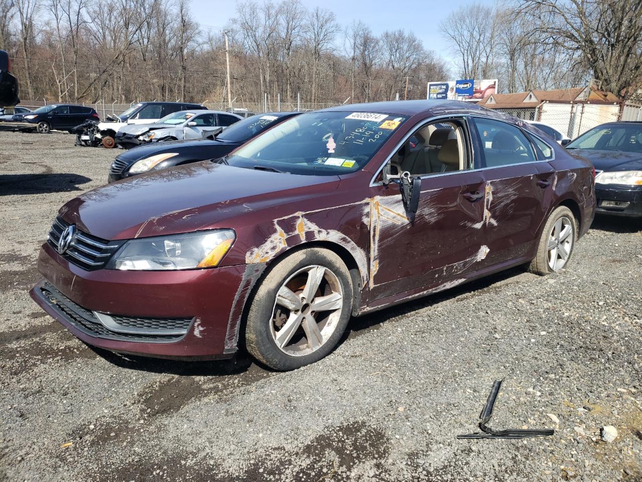 VOLKSWAGEN PASSAT 2012 1vwbp7a31cc082763