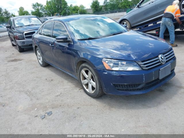 VOLKSWAGEN PASSAT 2013 1vwbp7a33dc086024