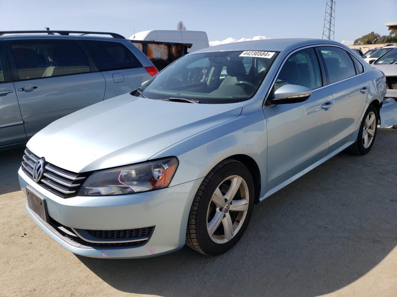 VOLKSWAGEN PASSAT 2012 1vwbp7a35cc019357