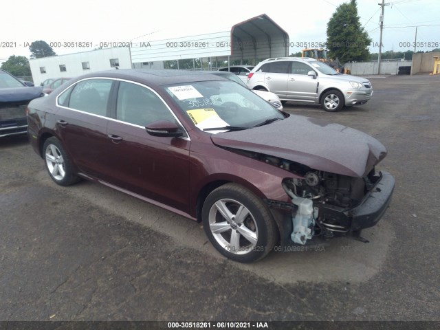 VOLKSWAGEN PASSAT 2012 1vwbp7a38cc084395