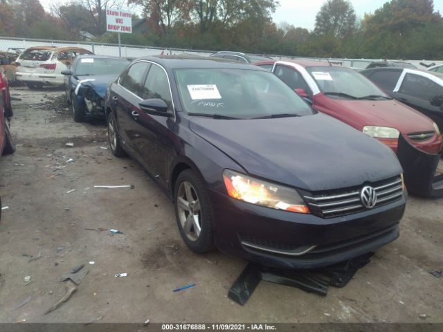 VOLKSWAGEN PASSAT 2012 1vwbp7a39cc014954