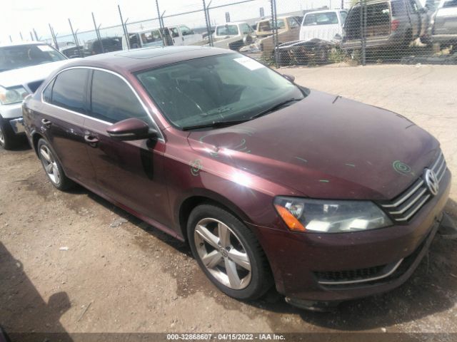 VOLKSWAGEN PASSAT 2012 1vwbp7a39cc040311