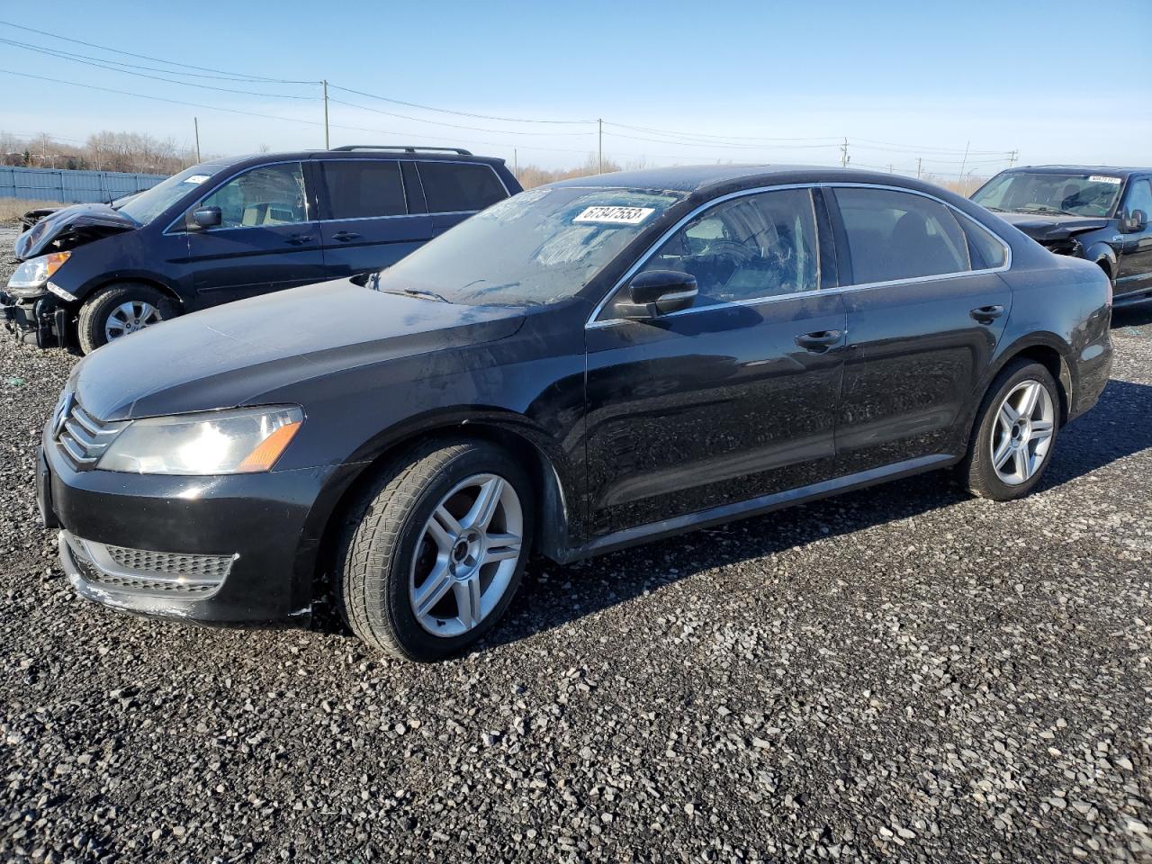 VOLKSWAGEN PASSAT 2014 1vwbs7a32ec063303