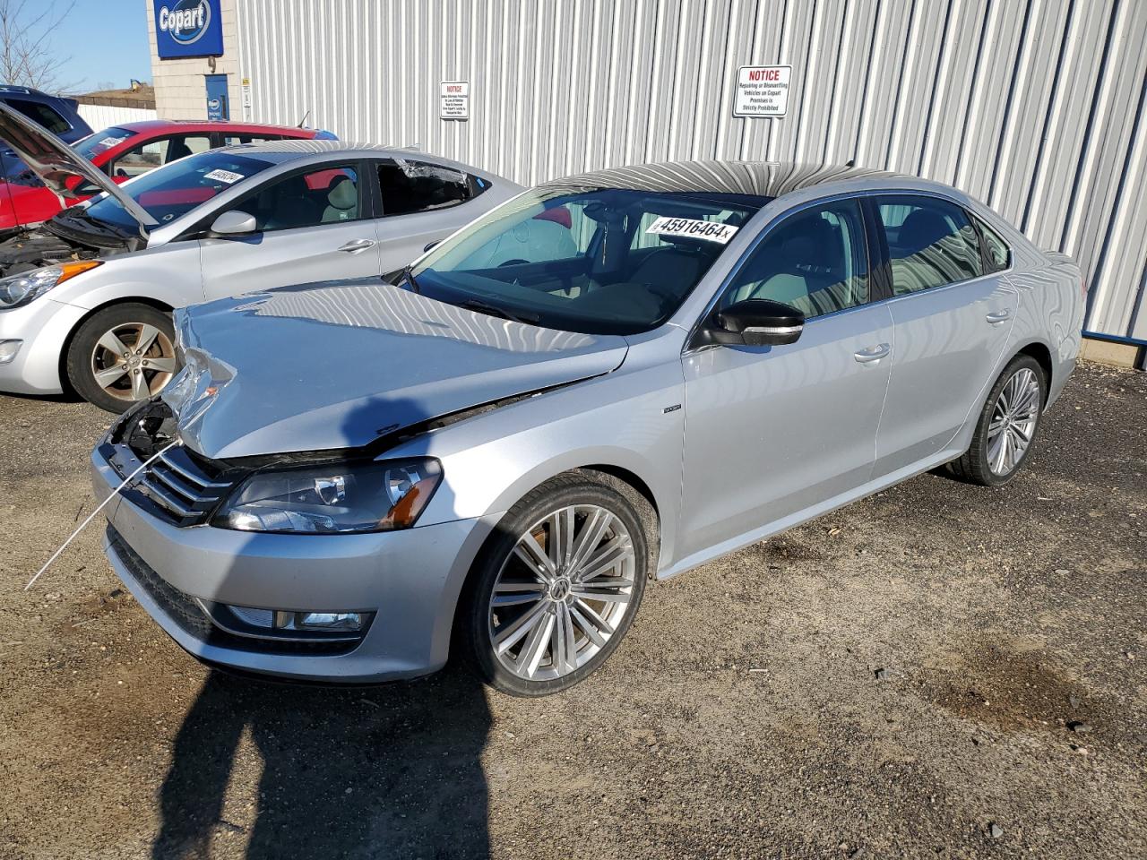 VOLKSWAGEN PASSAT 2015 1vwbt7a38fc070920