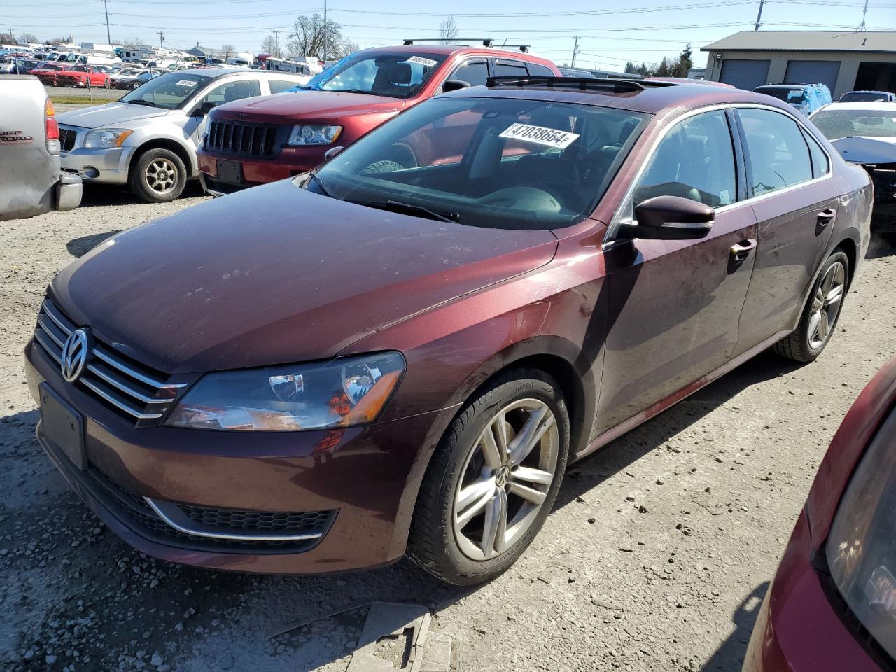 VOLKSWAGEN PASSAT 2014 1vwbt7a3xec028831