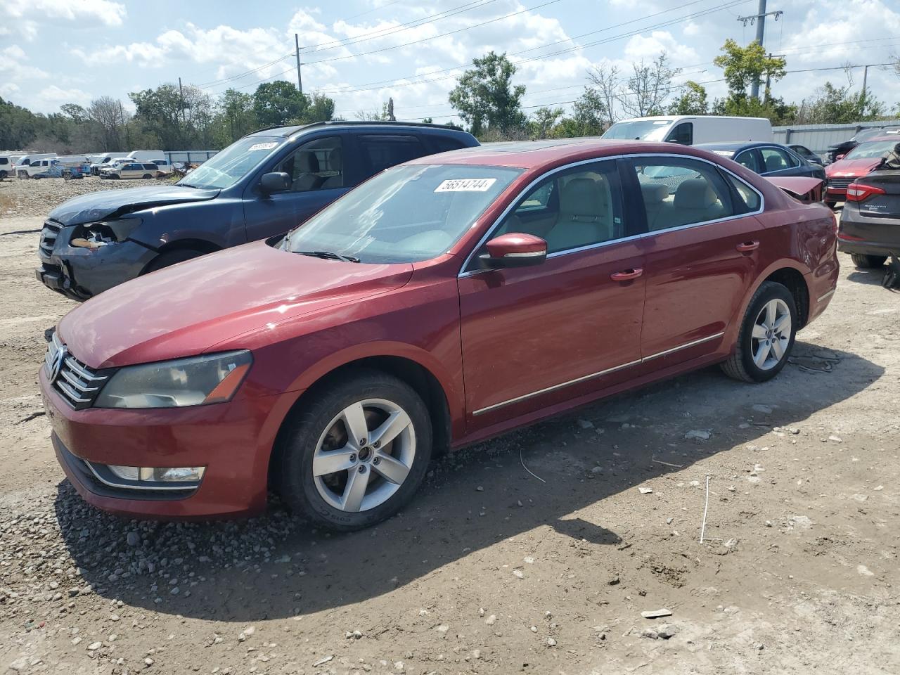 VOLKSWAGEN PASSAT 2015 1vwbv7a35fc071467