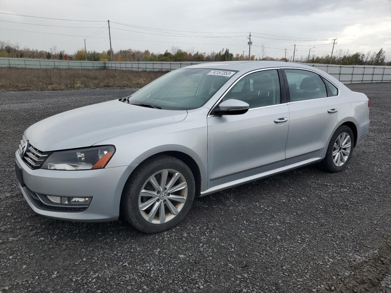 VOLKSWAGEN PASSAT 2012 1vwch7a37cc002254