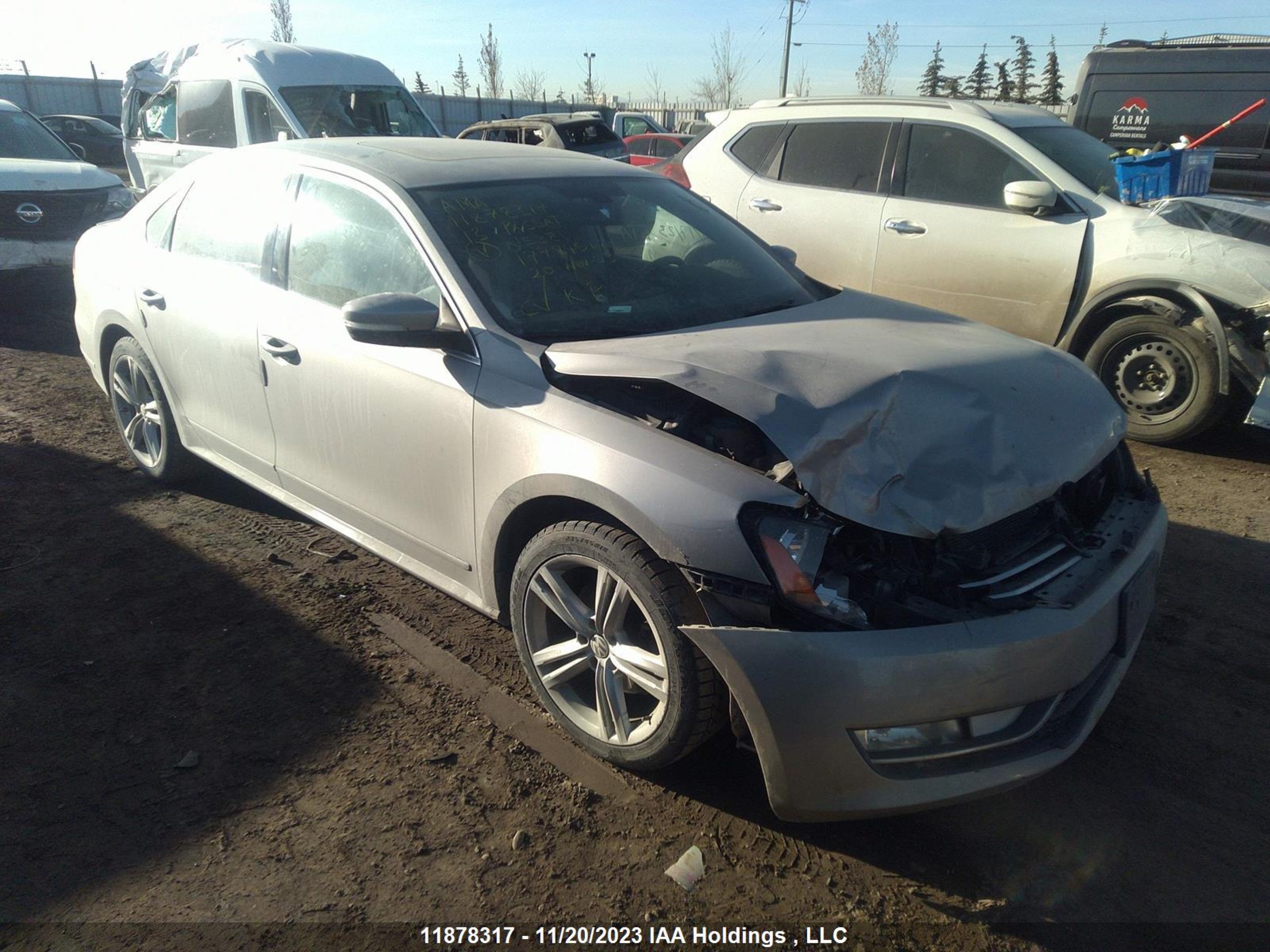 VOLKSWAGEN PASSAT 2013 1vwcm7a36dc015381