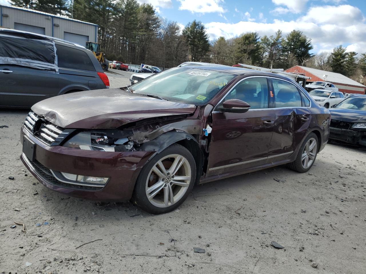 VOLKSWAGEN PASSAT 2012 1vwcn7a31cc059171