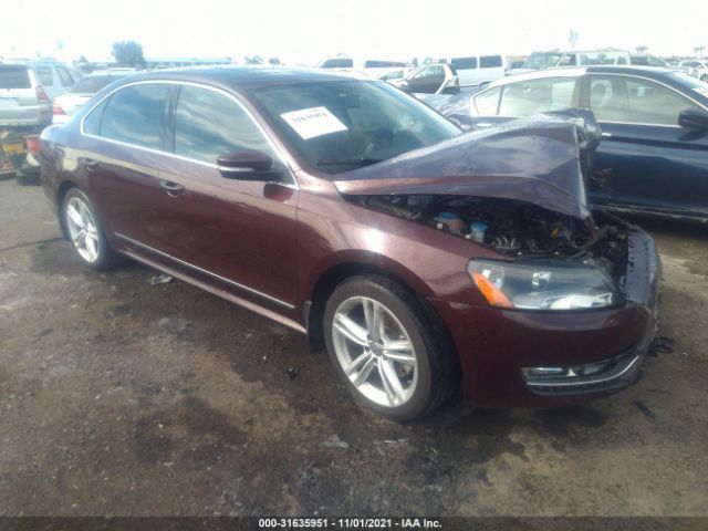 VOLKSWAGEN PASSAT 2013 1vwcn7a31ec034581