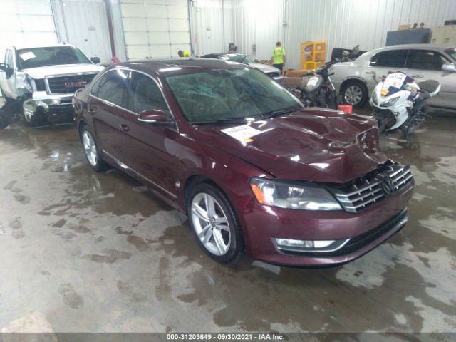 VOLKSWAGEN PASSAT 2012 1vwcn7a33cc100917