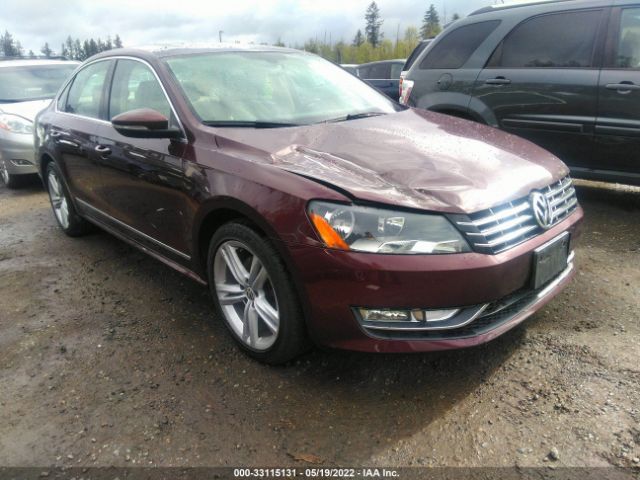 VOLKSWAGEN PASSAT 2012 1vwcn7a34cc086459