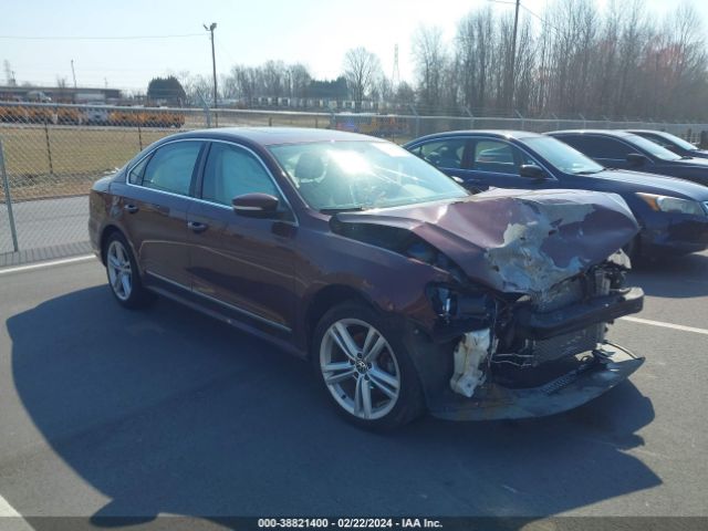 VOLKSWAGEN PASSAT 2013 1vwcn7a34dc051549