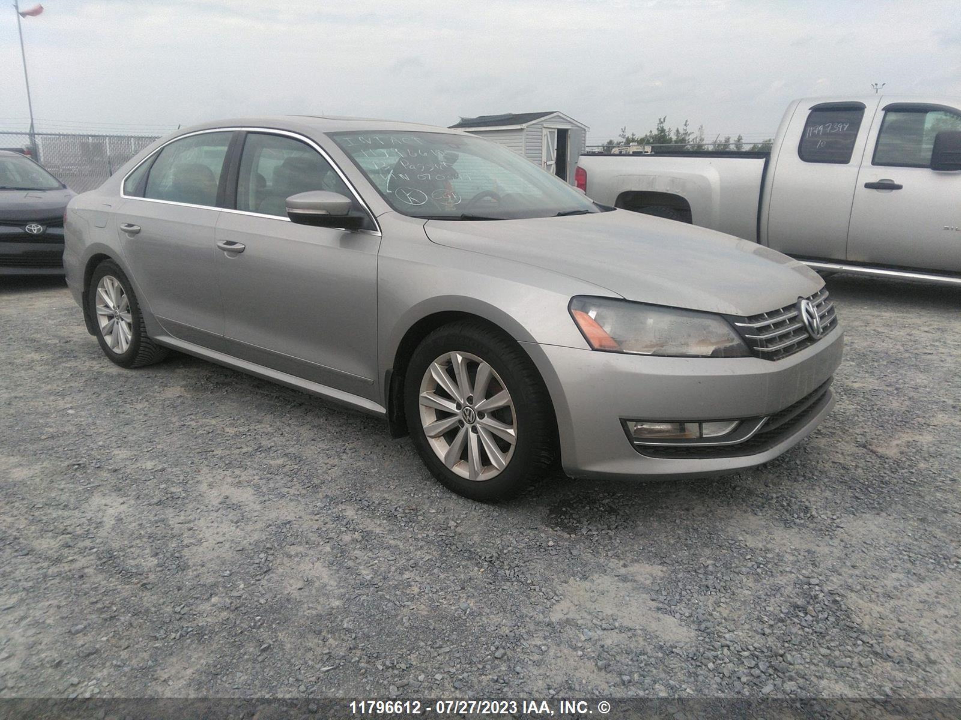 VOLKSWAGEN PASSAT 2013 1vwcn7a34dc070599