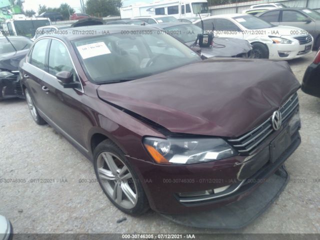 VOLKSWAGEN PASSAT 2013 1vwcn7a34dc110440