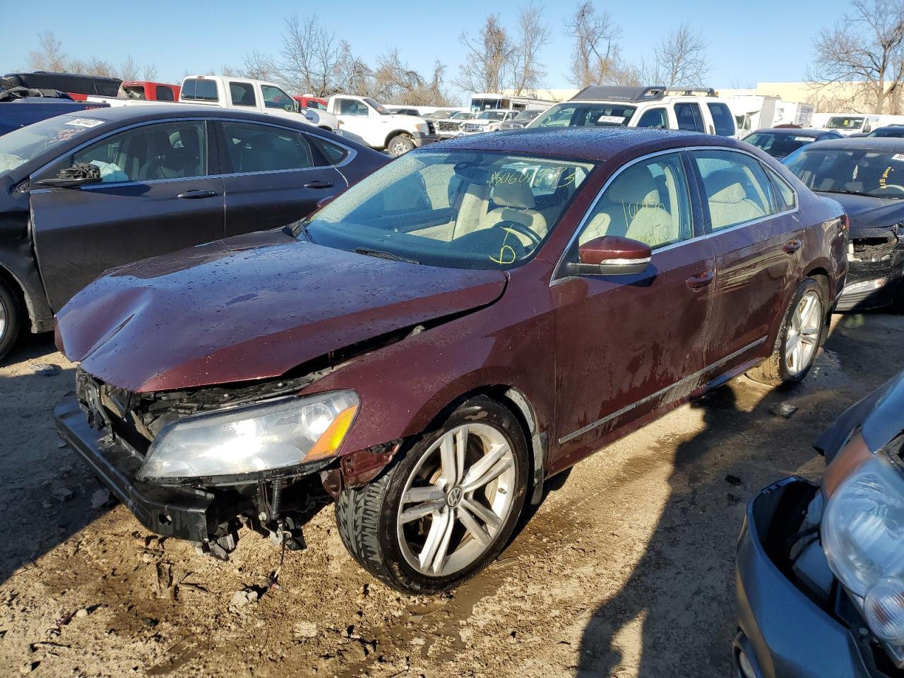 VOLKSWAGEN PASSAT 2014 1vwcn7a34ec051083