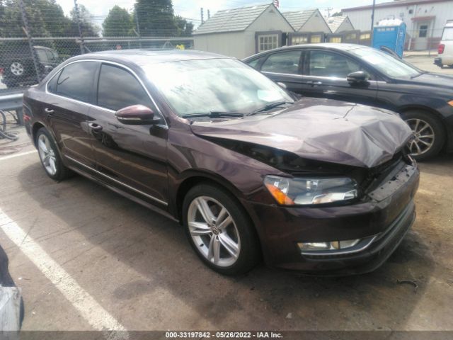 VOLKSWAGEN PASSAT 2012 1vwcn7a36cc041314