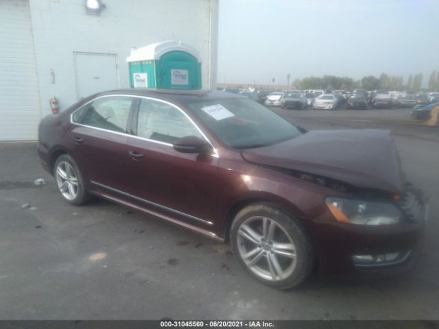 VOLKSWAGEN PASSAT 2012 1vwcn7a36cc086415