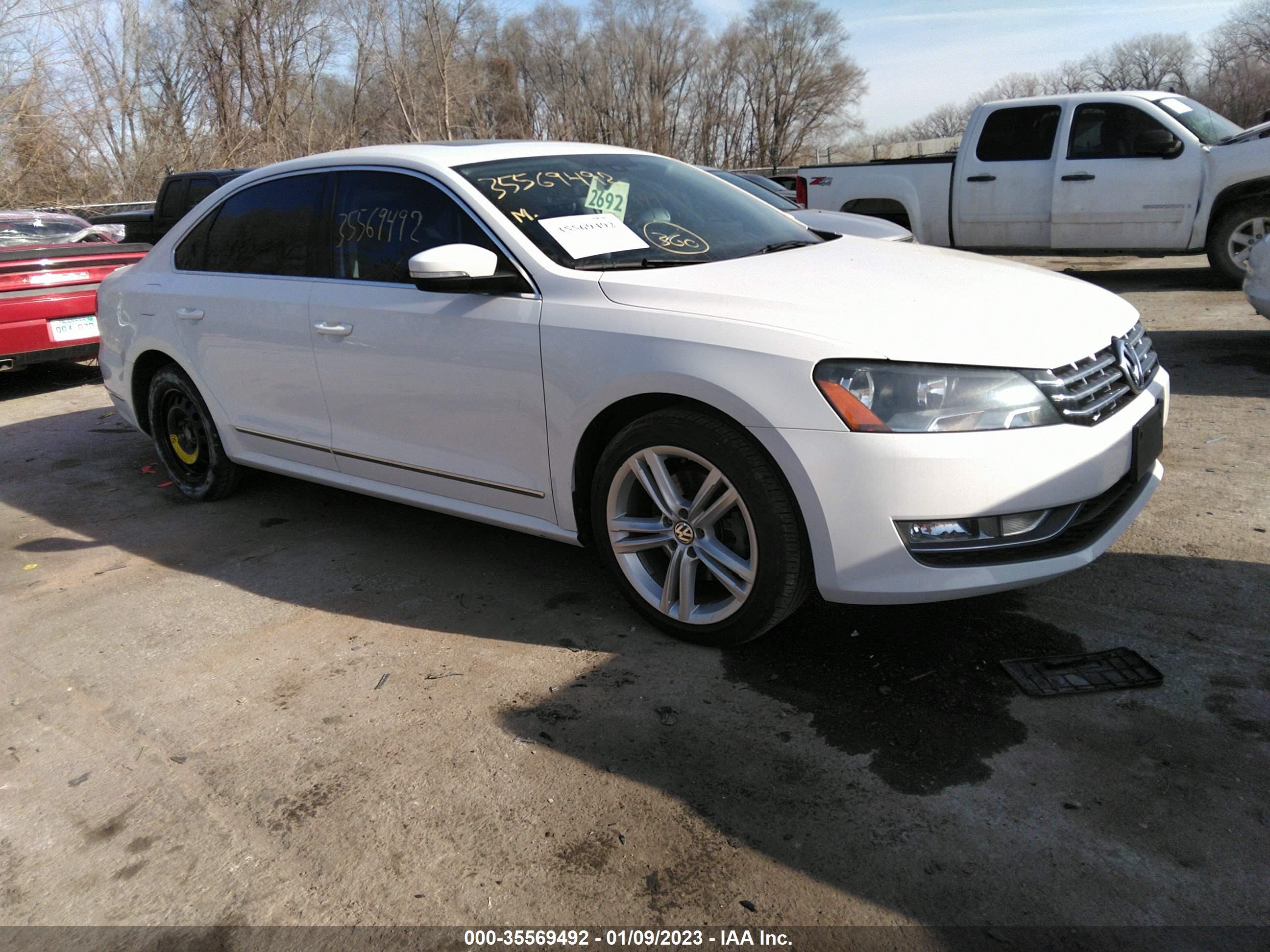 VOLKSWAGEN PASSAT 2014 1vwcn7a37ec109753