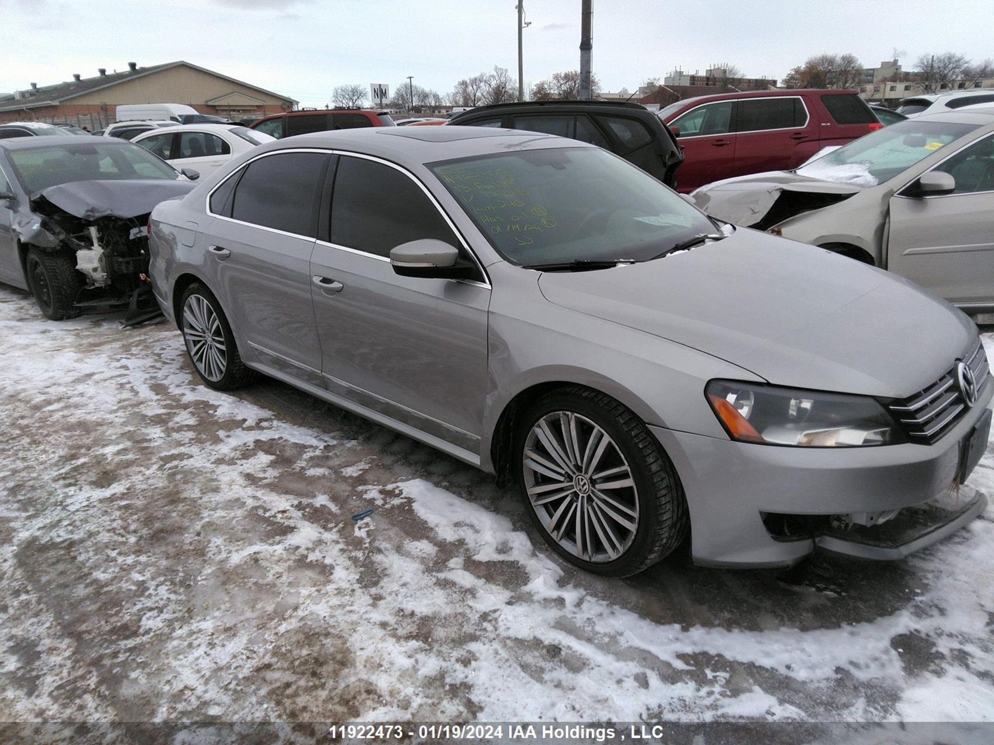 VOLKSWAGEN PASSAT 2013 1vwcn7a38dc127435