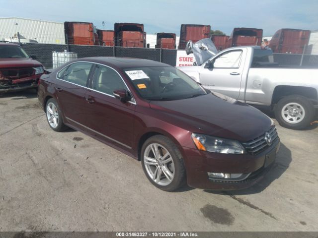 VOLKSWAGEN PASSAT 2012 1vwcn7a3xdc062491