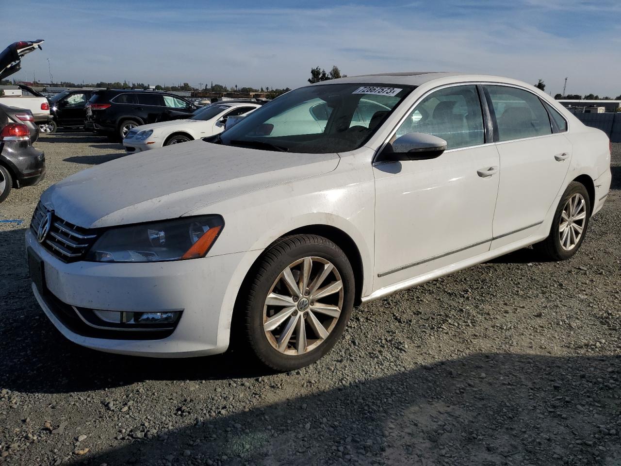 VOLKSWAGEN PASSAT 2012 1vwcp7a38cc104343