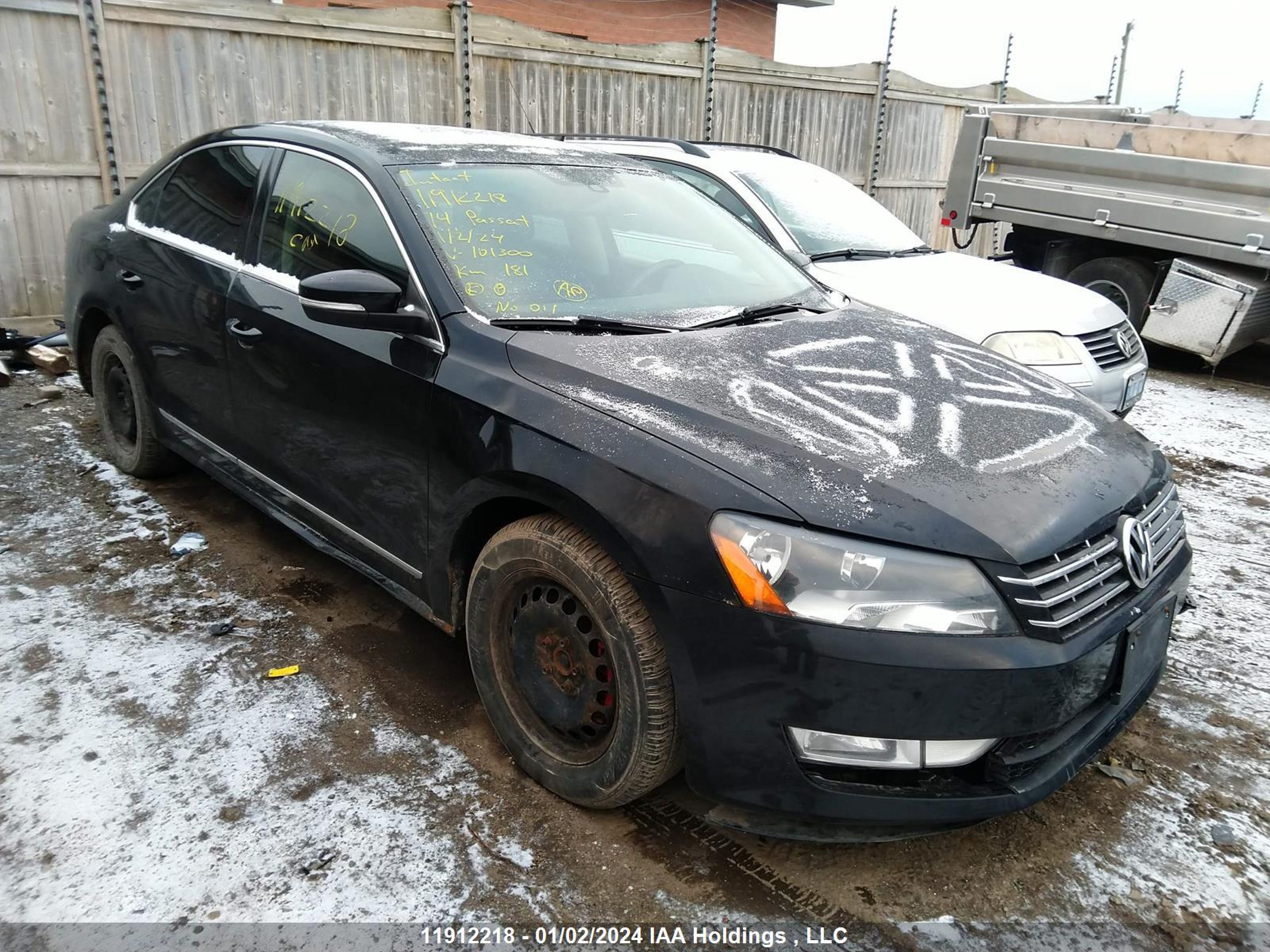 VOLKSWAGEN PASSAT 2014 1vwcs7a36ec101300