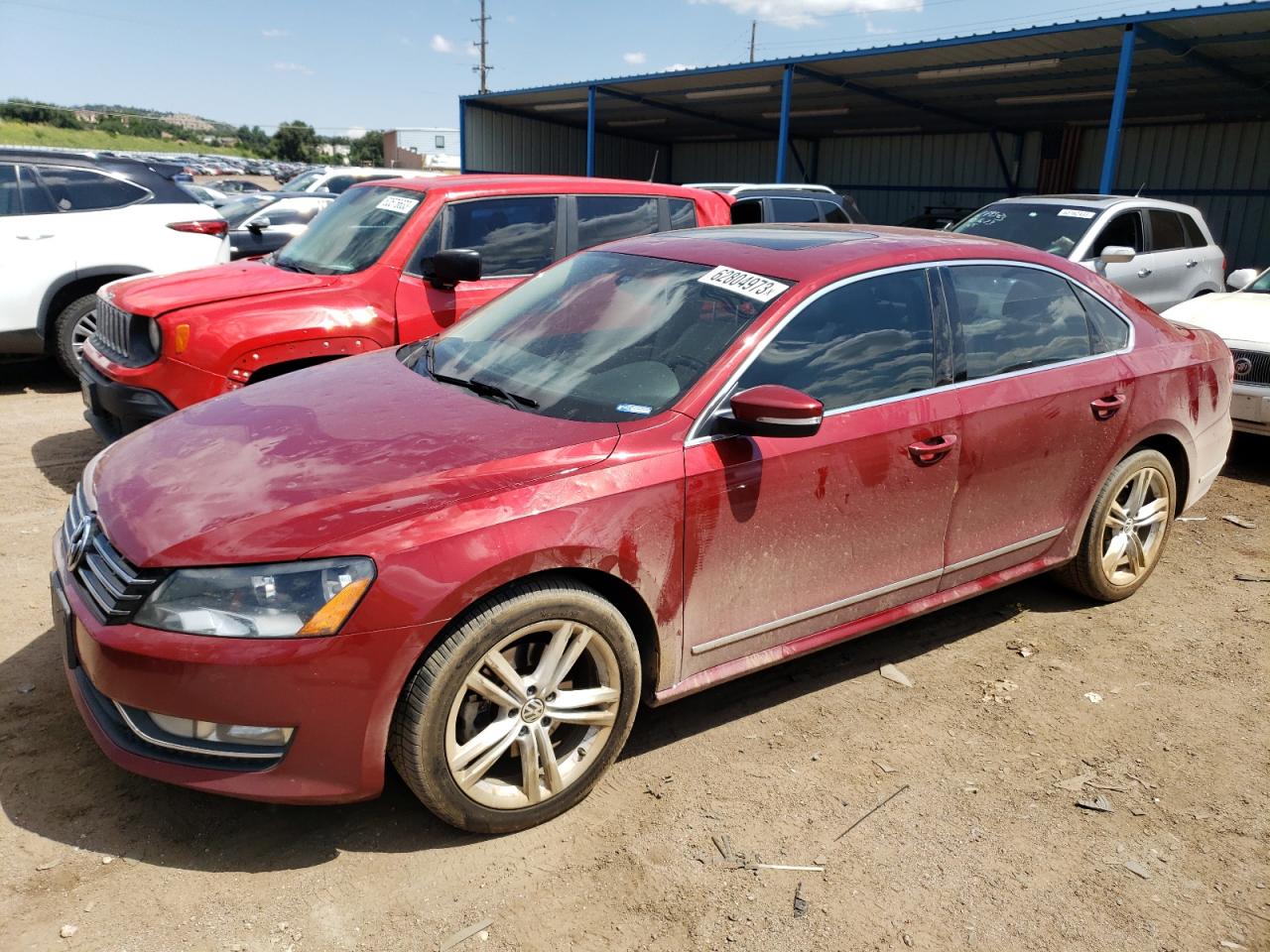 VOLKSWAGEN PASSAT 2015 1vwcv7a31fc051849