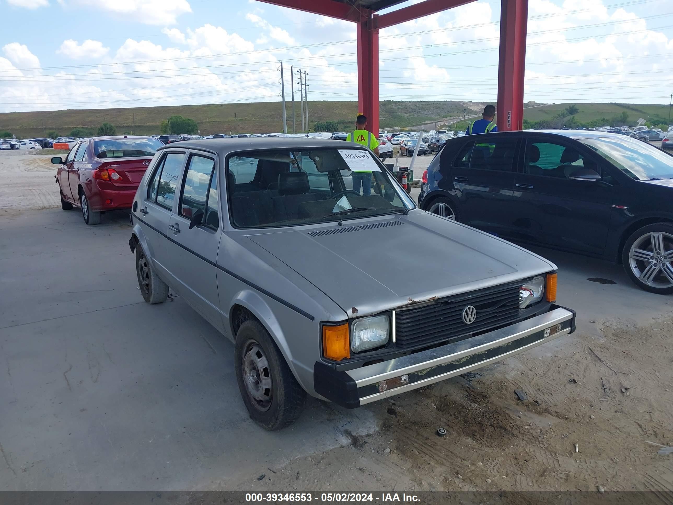 VOLKSWAGEN GOLF 1984 1vweg0173ev088384