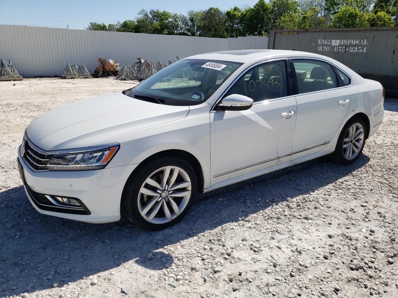 VOLKSWAGEN PASSAT 2017 1vwgt7a34hc005958